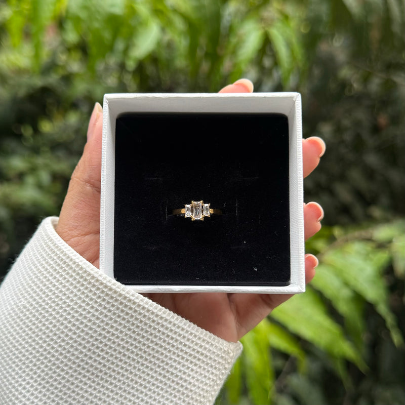 LUMI RING - 18K GOLD-PLATED