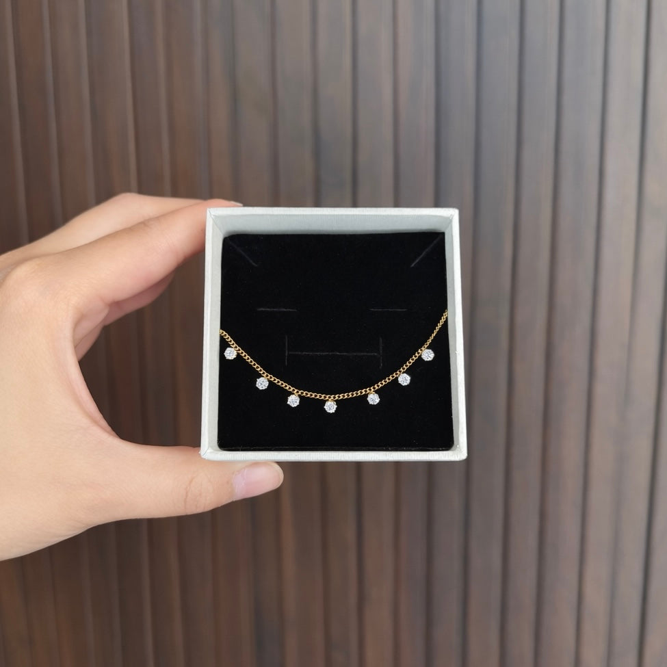 Tiny Solitaire Bracelet