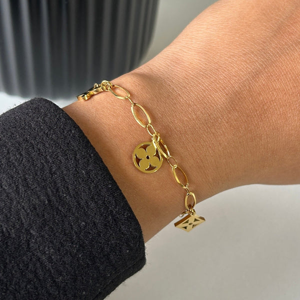 LOUIS BRACELET - 18K GOLD-PLATED