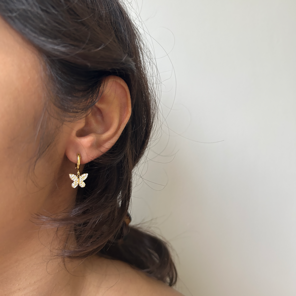 FREE SPIRIT EARRINGS - 18K GOLD-PLATED