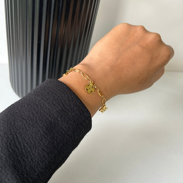 LOUIS BRACELET - 18K GOLD-PLATED