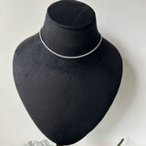 TENNIS NECKLACE/CHOKER (2MM) - Fine Silver