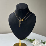 ANTI-TANGLE 2 NECKLACE CONNECTOR - 18K GOLD-PLATED