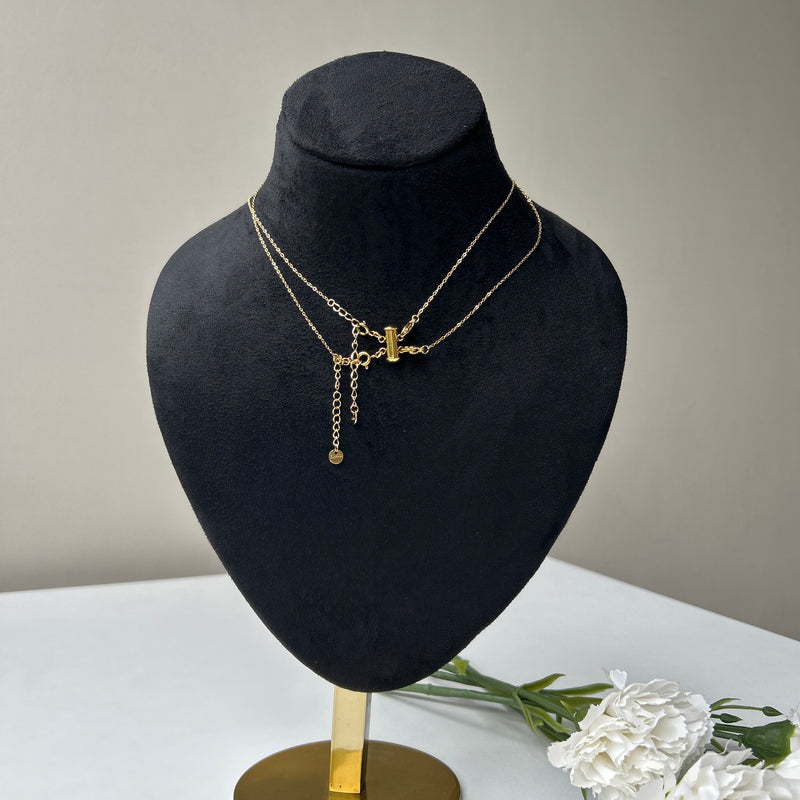 ANTI-TANGLE 2 NECKLACE CONNECTOR - 18K GOLD-PLATED