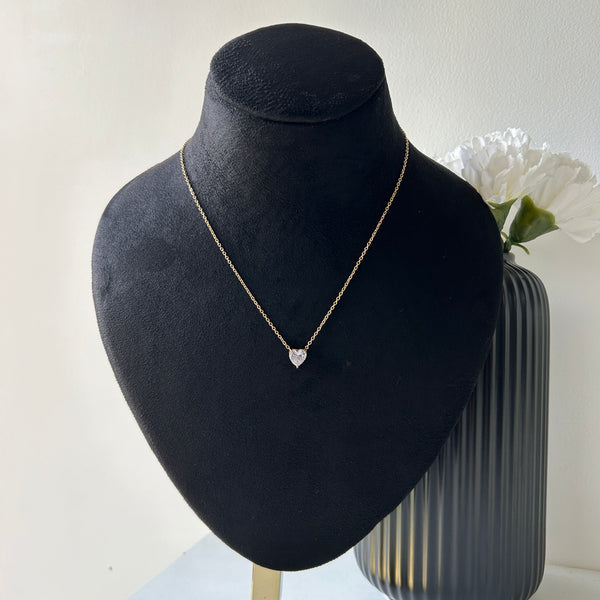 HEARTFELT NECKLACE - 18K GOLD-PLATED