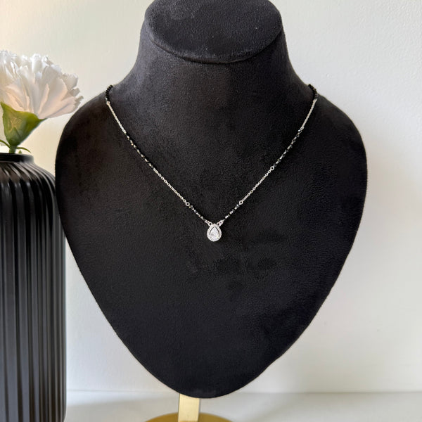 PEAR MANGALSUTRA - Fine Silver