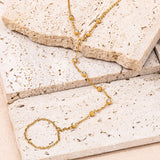 DAINTY HAND CHAIN - 18K GOLD-PLATED