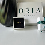 X RING - 18K GOLD-PLATED