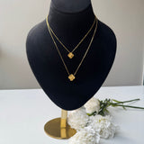 VINTAGE TRÈFLE NECKLACE - 18K GOLD-PLATED