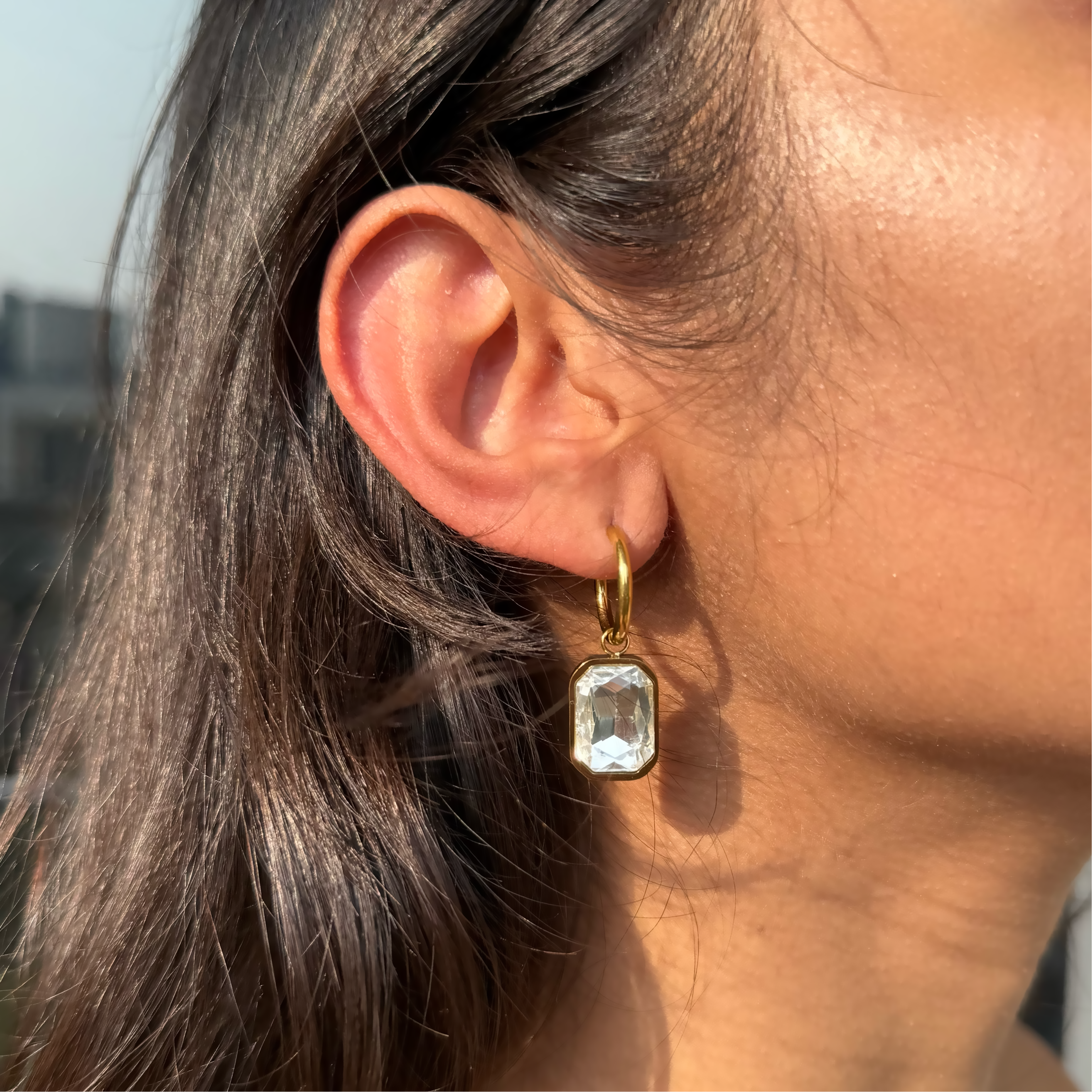 Royal Blanc Drop Earrings