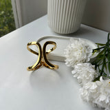 BUTTERFLY CHUNKY CUFF - 18K GOLD-PLATED