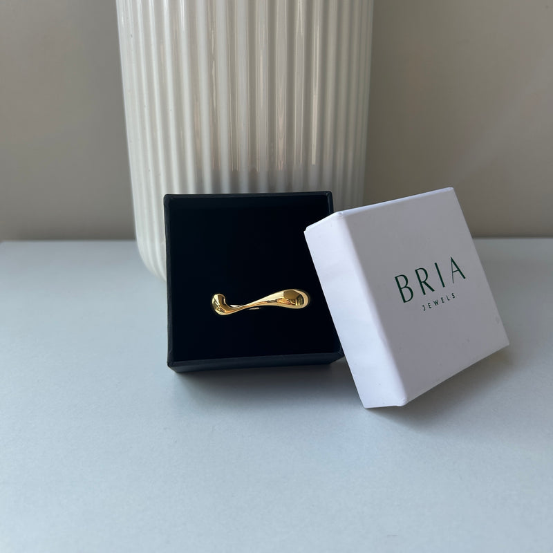 BOLD RING - 18K GOLD-PLATED