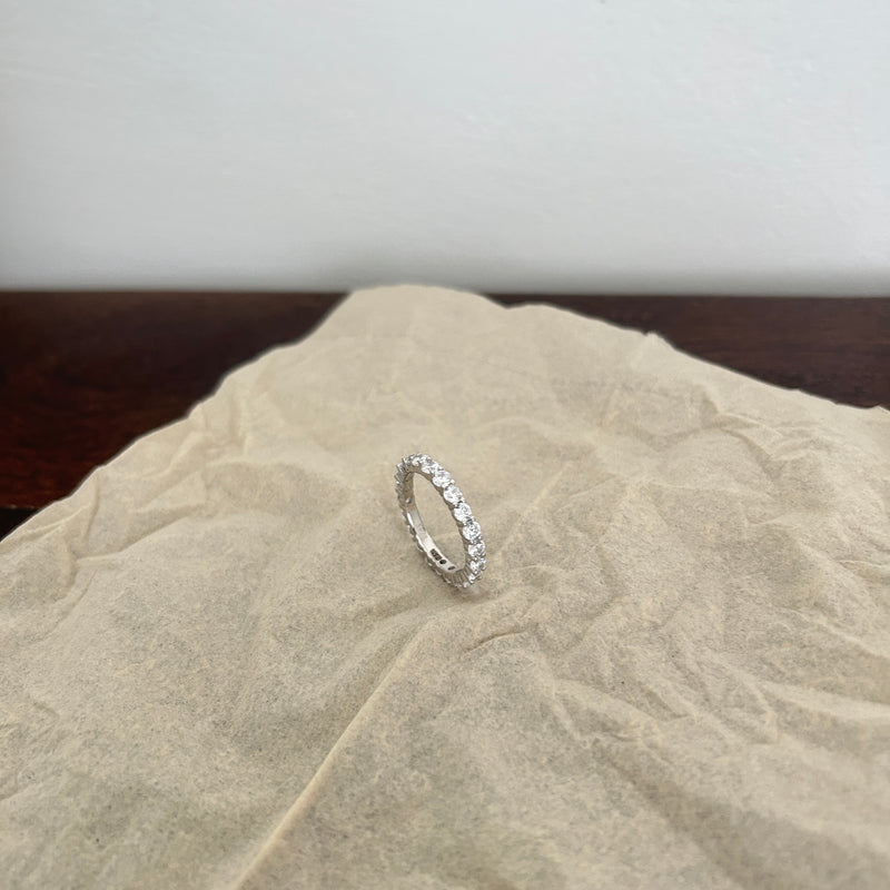 TINY 4EVER RING - Fine Silver