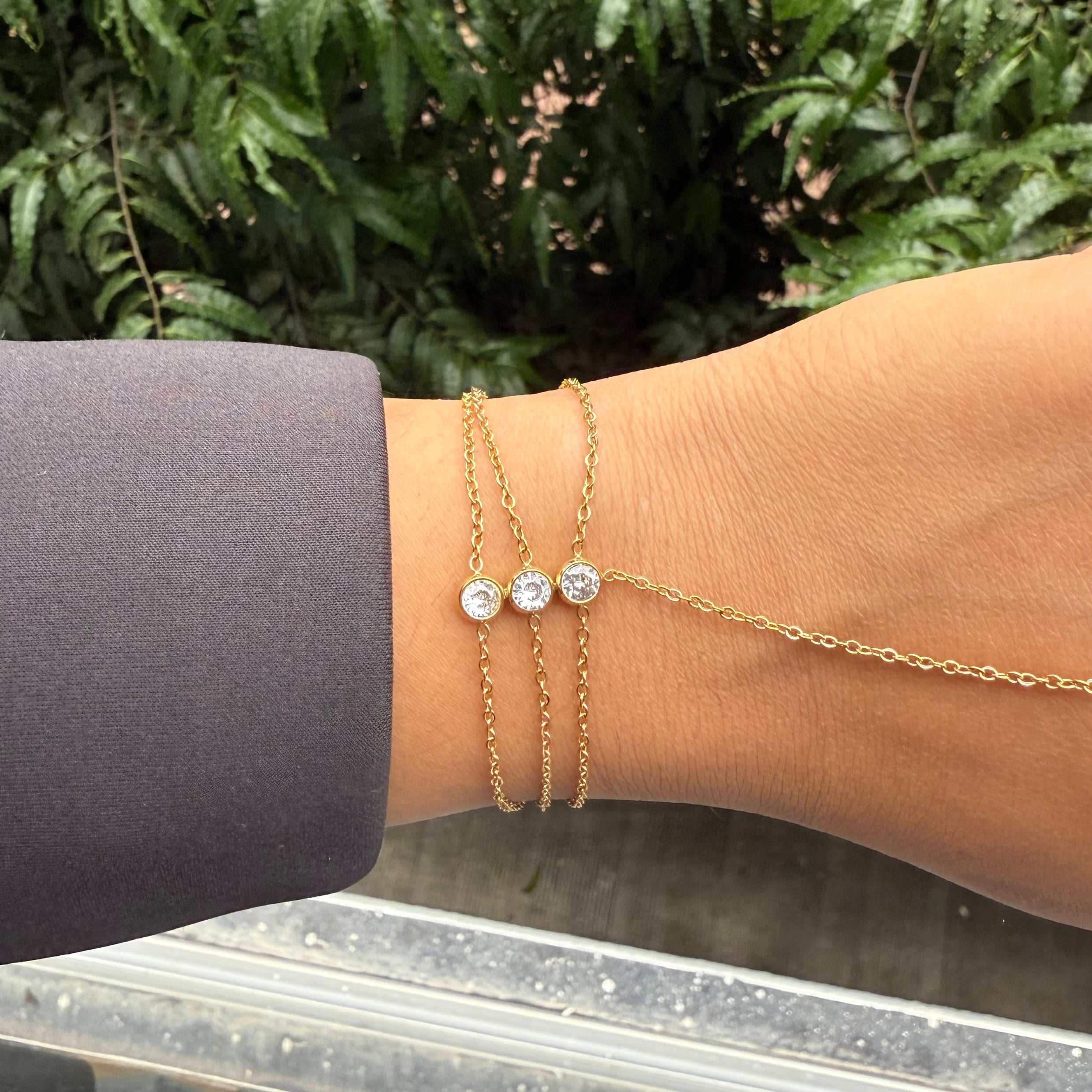 Multi-Strand Handchain Bracelet