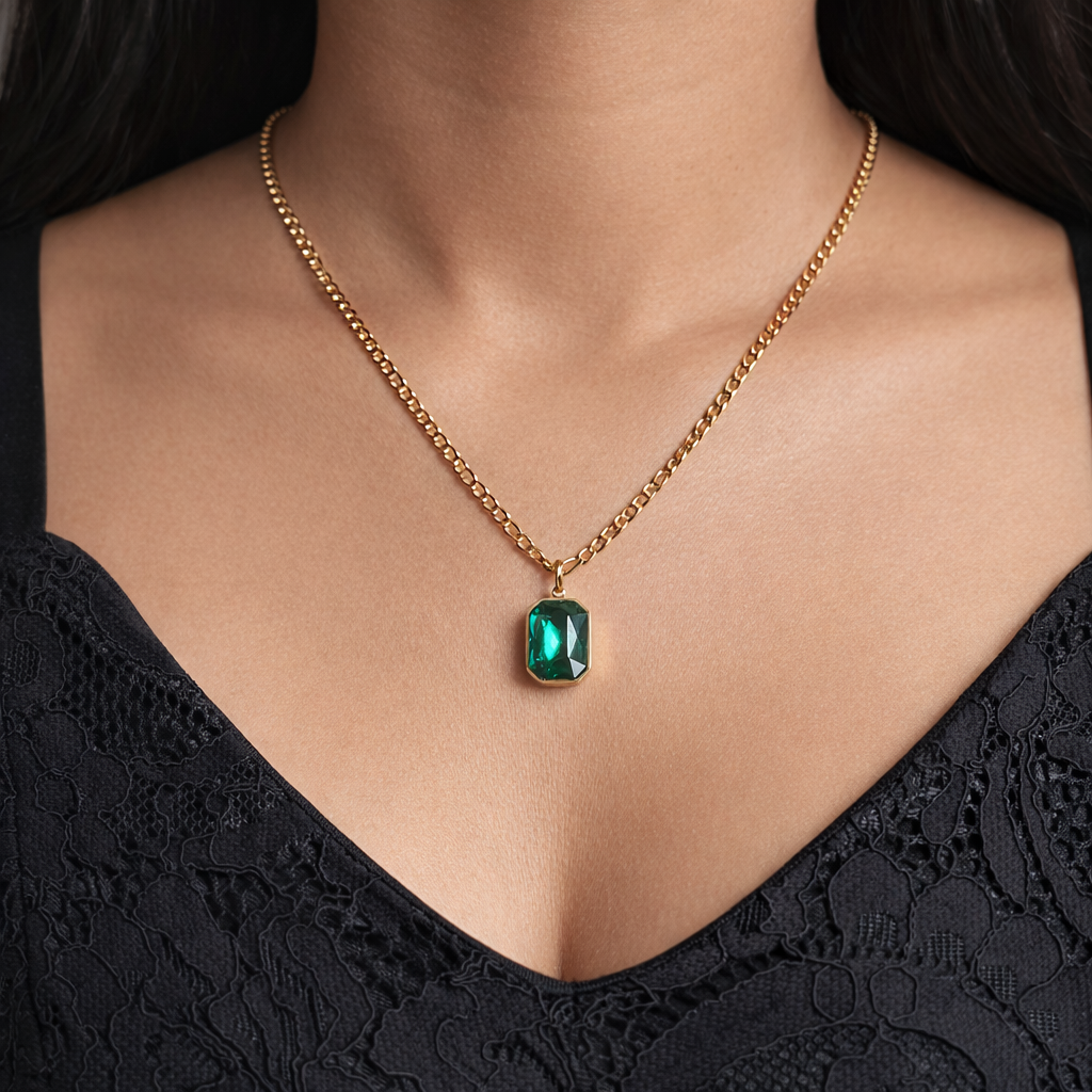 Classic Emerald Necklace