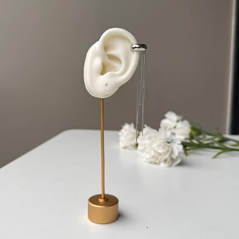 TASSLE EAR CUFF - 18K GOLD-PLATED
