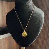 OCEAN SHELL NECKLACE - 18K GOLD-PLATED