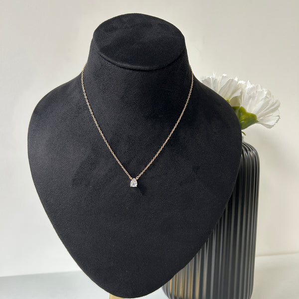 PEAR NECKLACE - 18K GOLD-PLATED