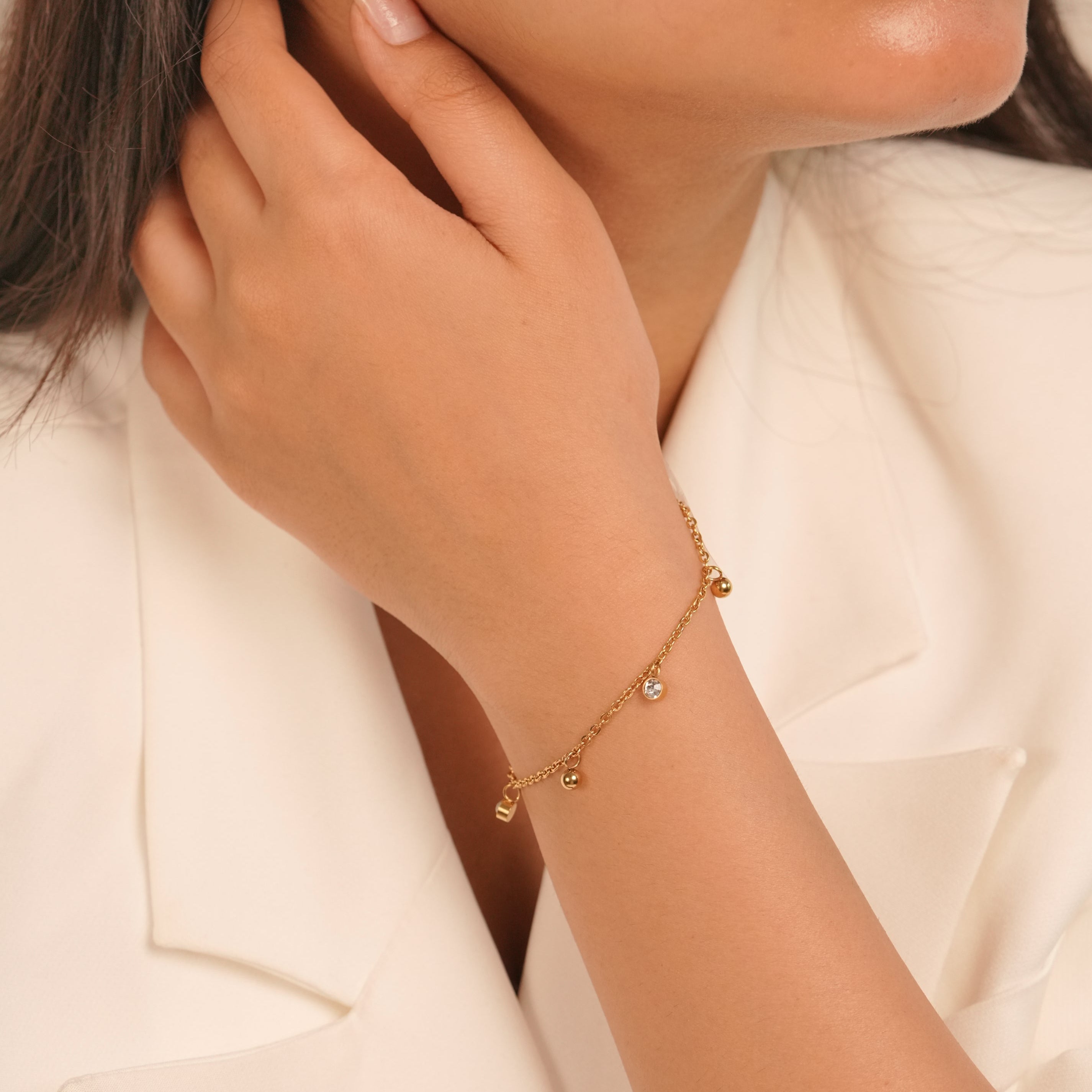 Solitaire Bead Bracelet