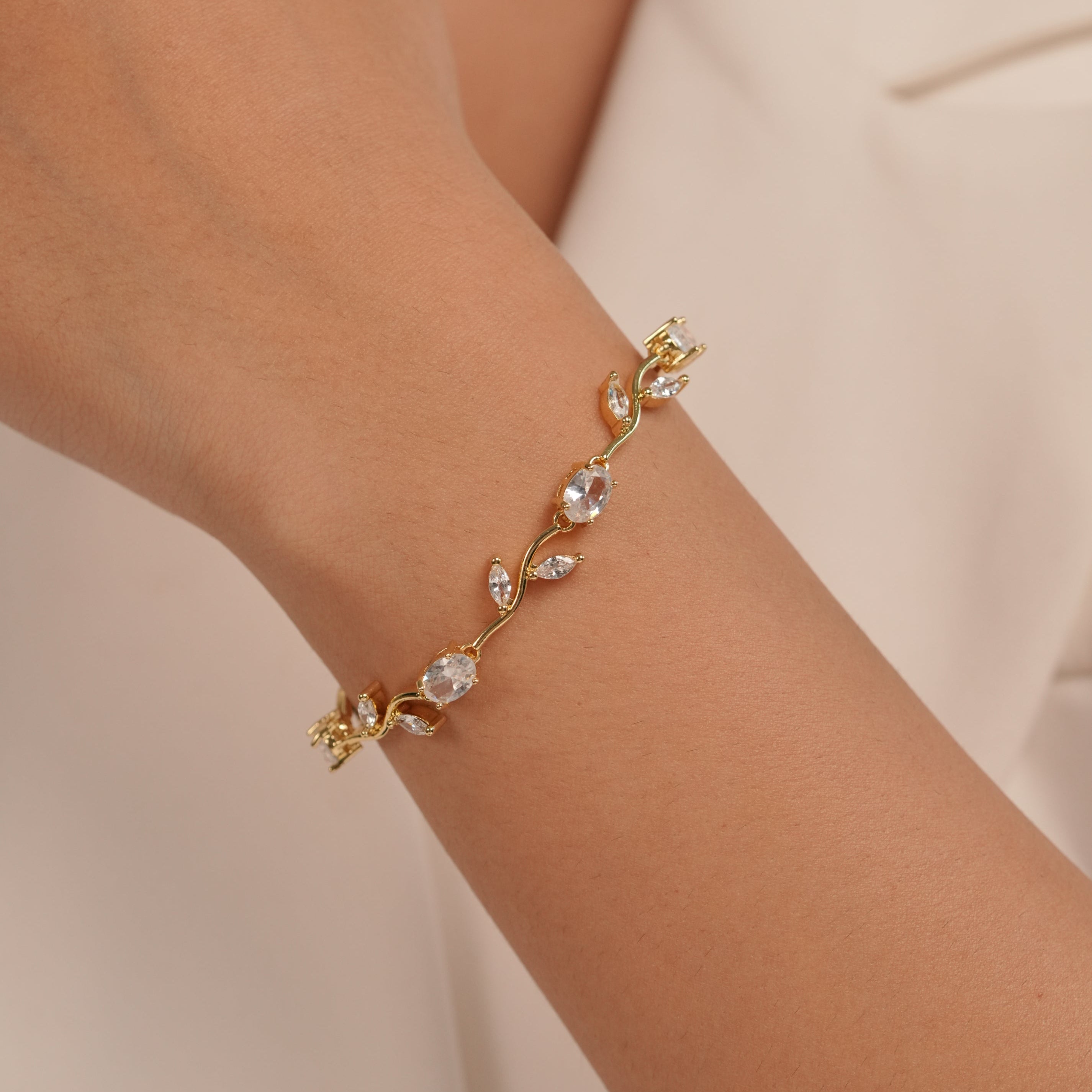 Crystal Tulip Bracelet