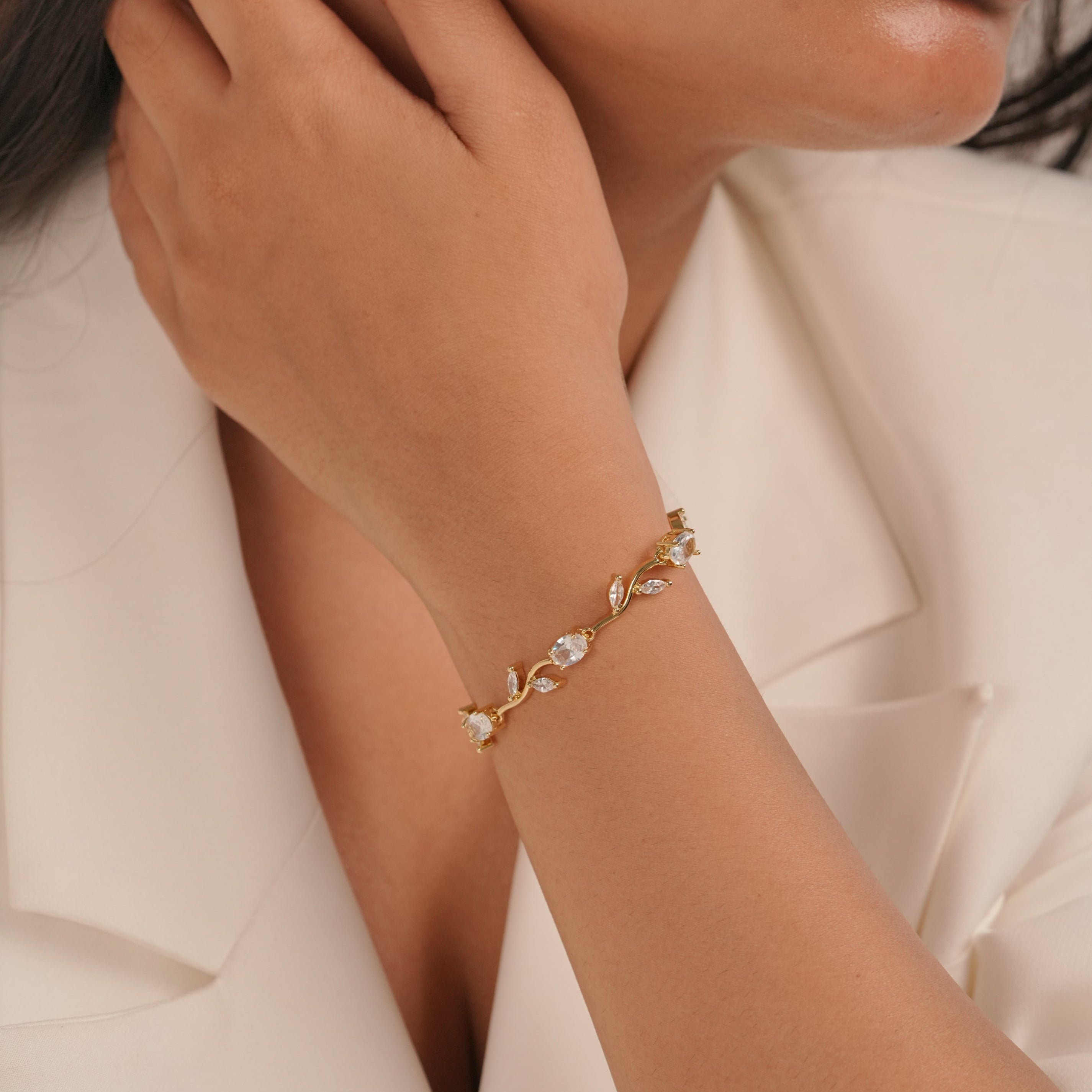 Crystal Tulip Bracelet