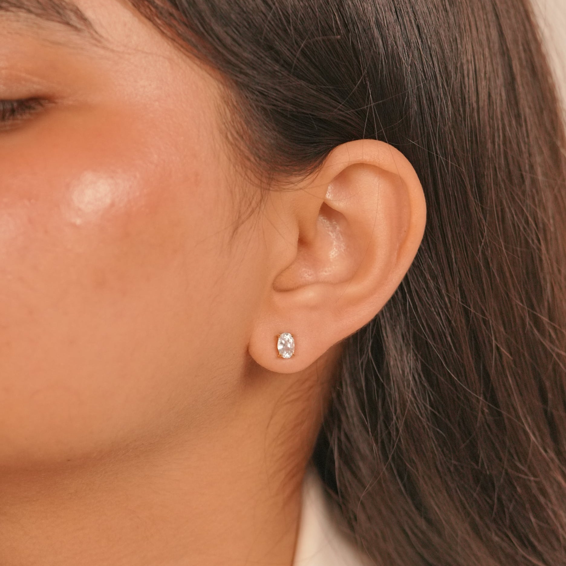 Mini Oval Earrings