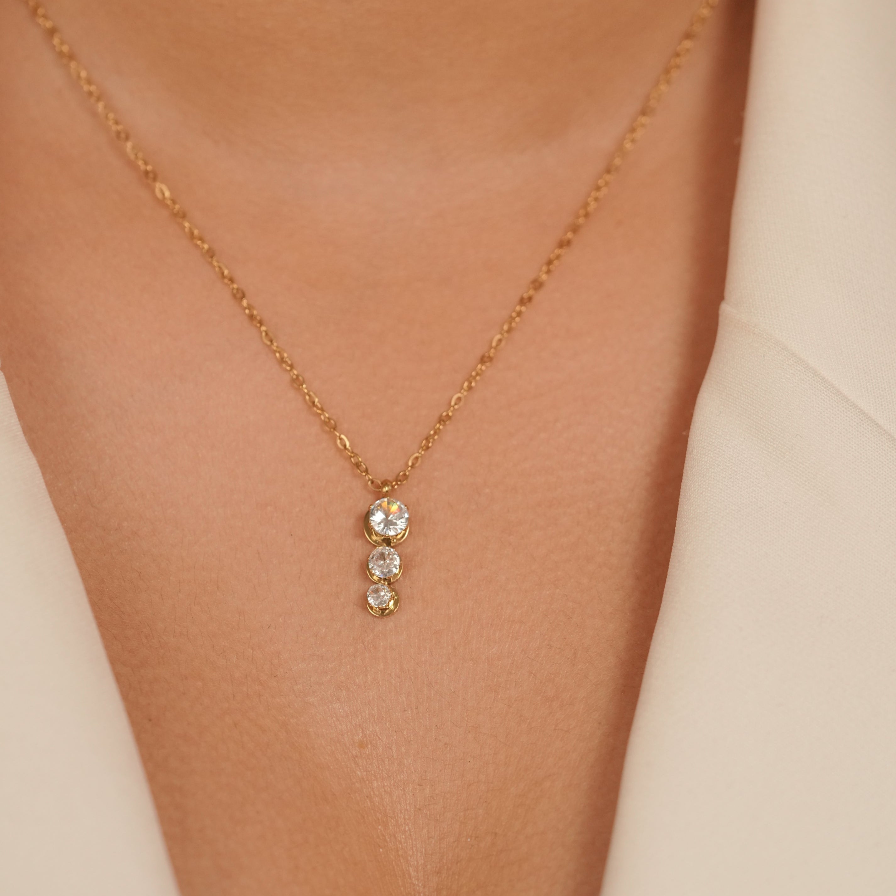 Crystal Trinity Necklace