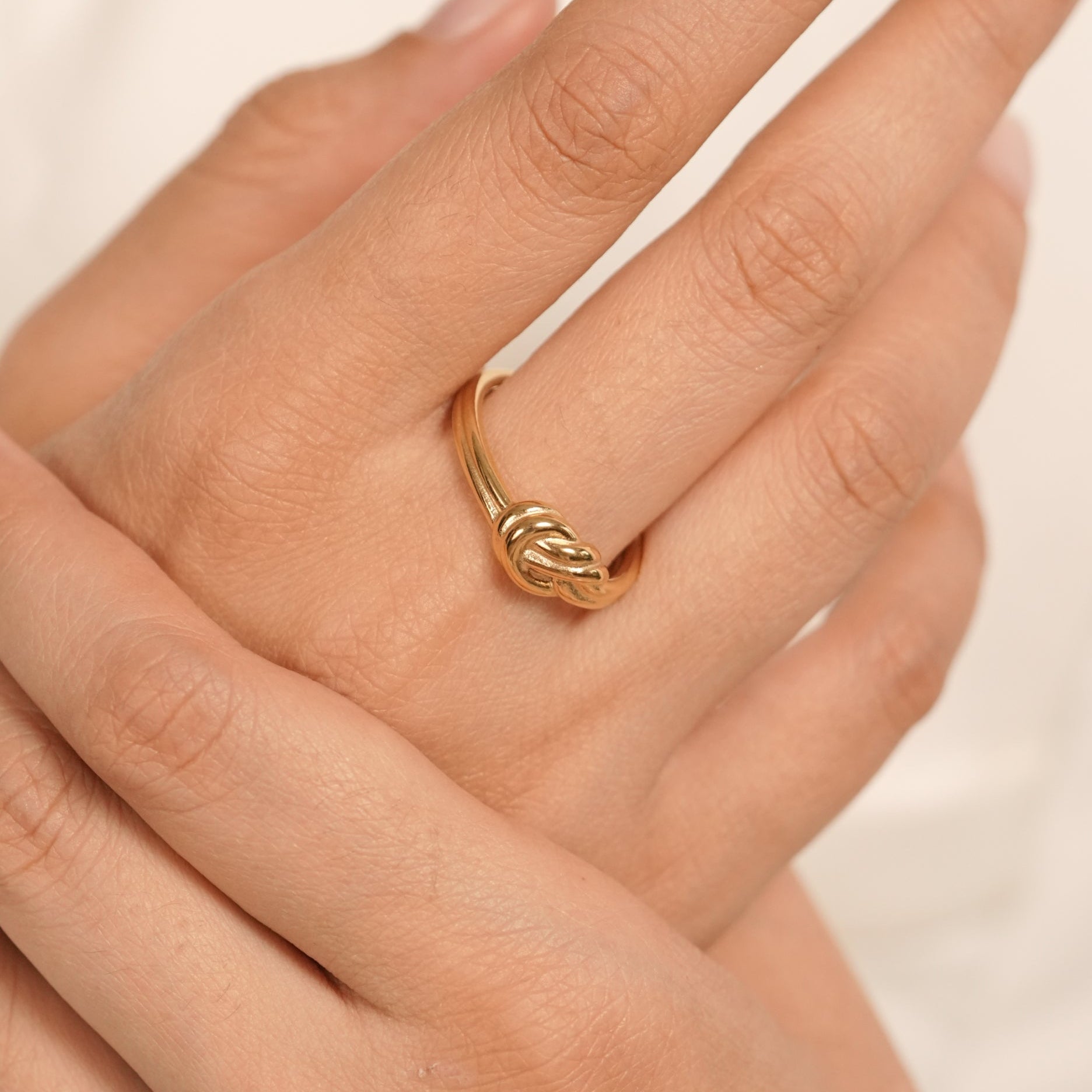 Love Knot Adjustable Ring