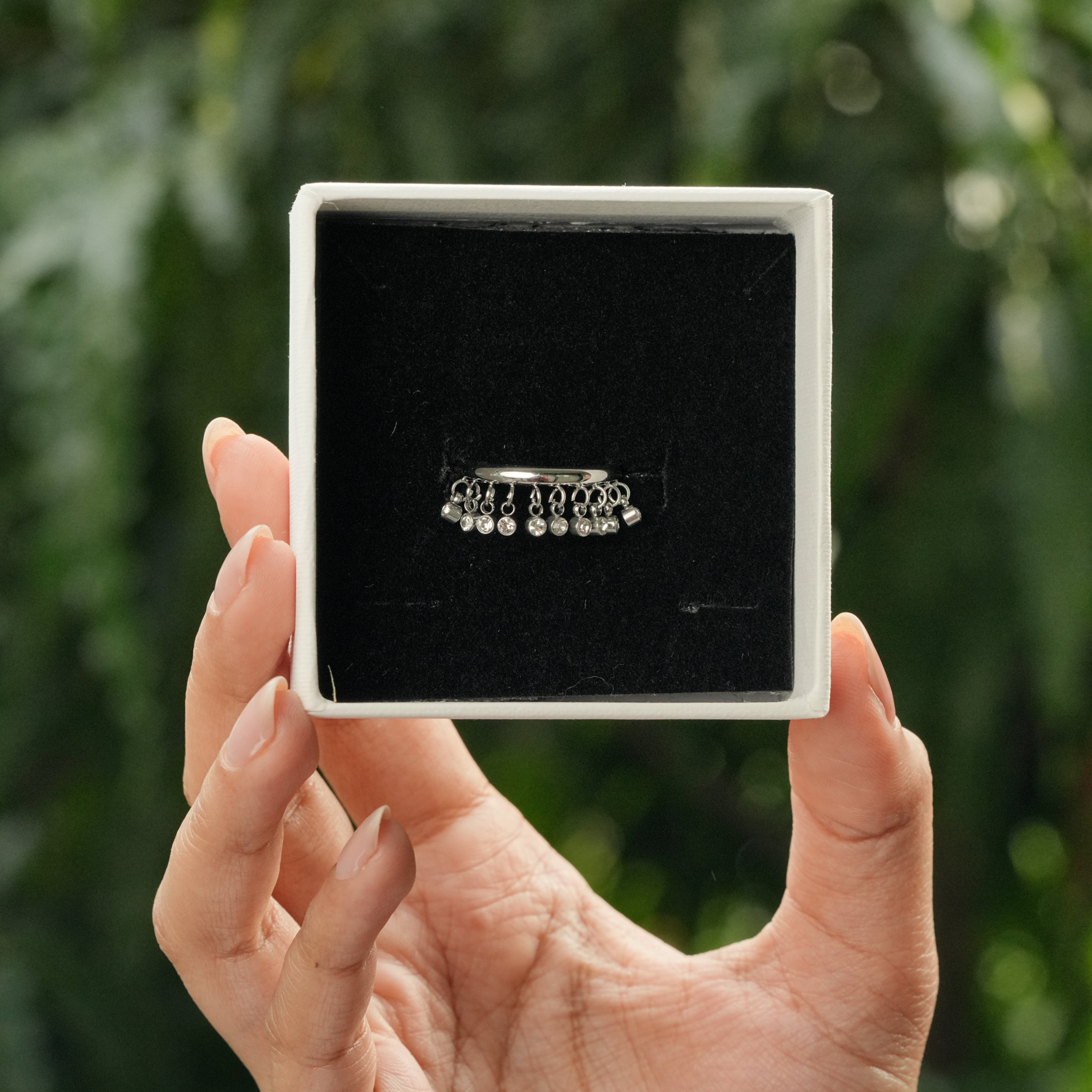 Charm Drop Ring