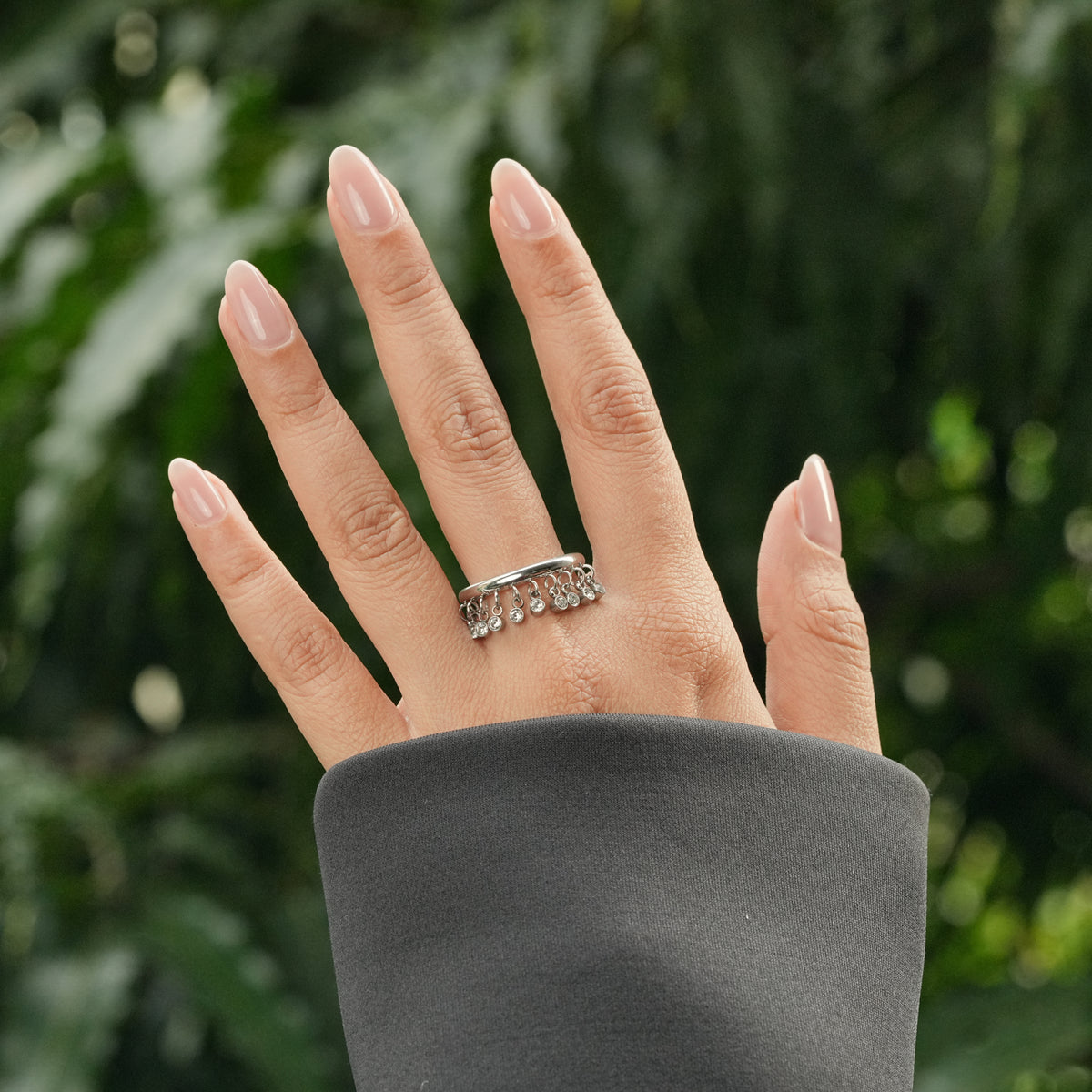 Charm Drop Ring
