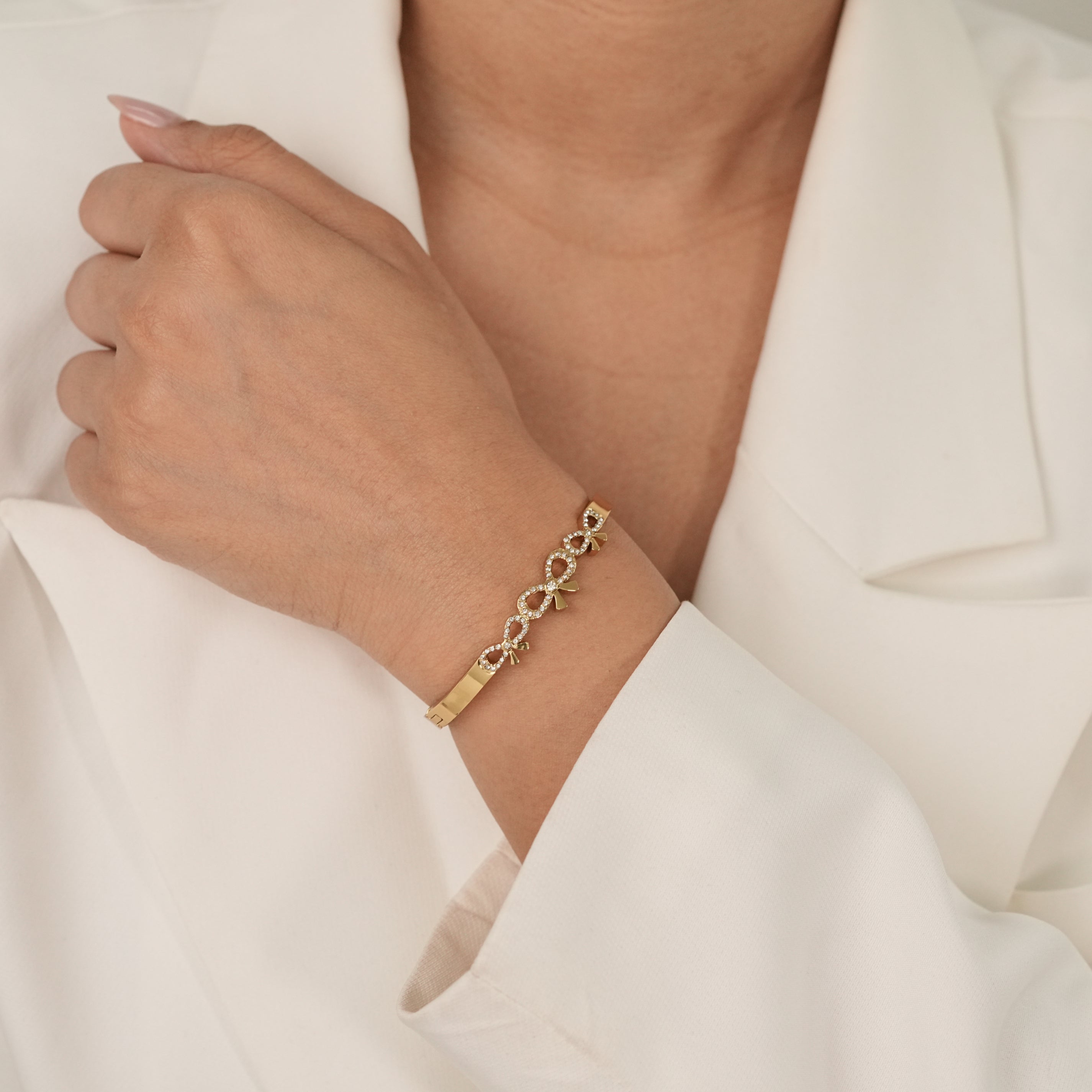 Triple Bow Bangle