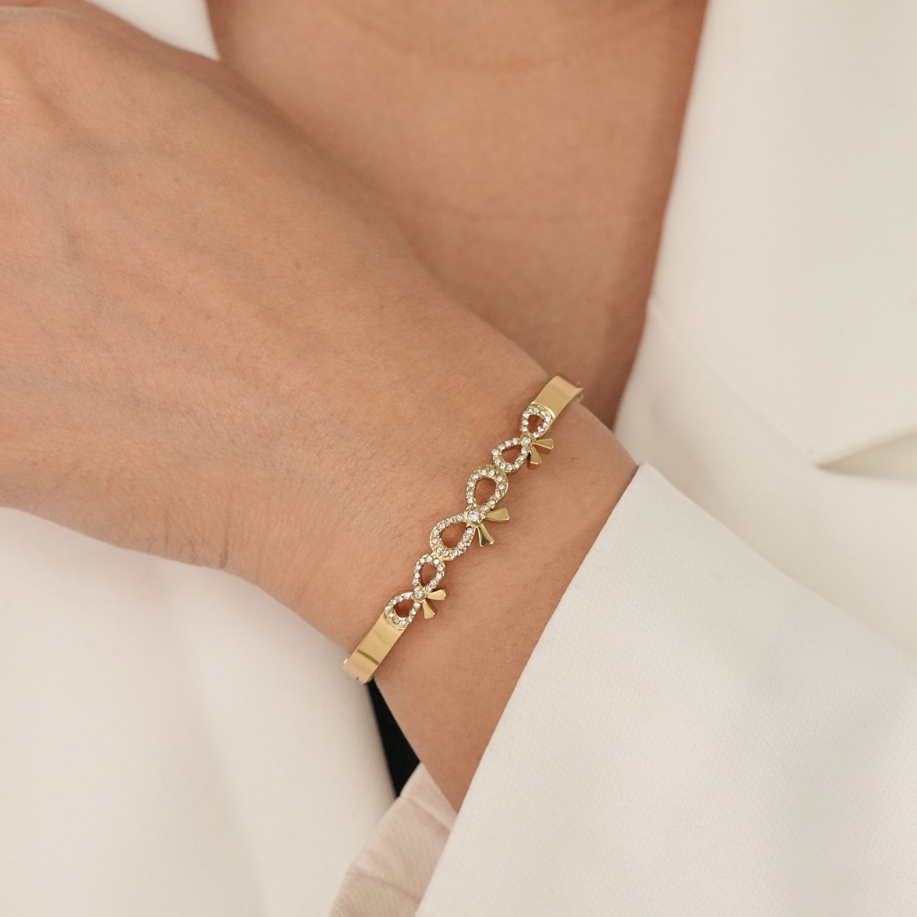 Triple Bow Bangle