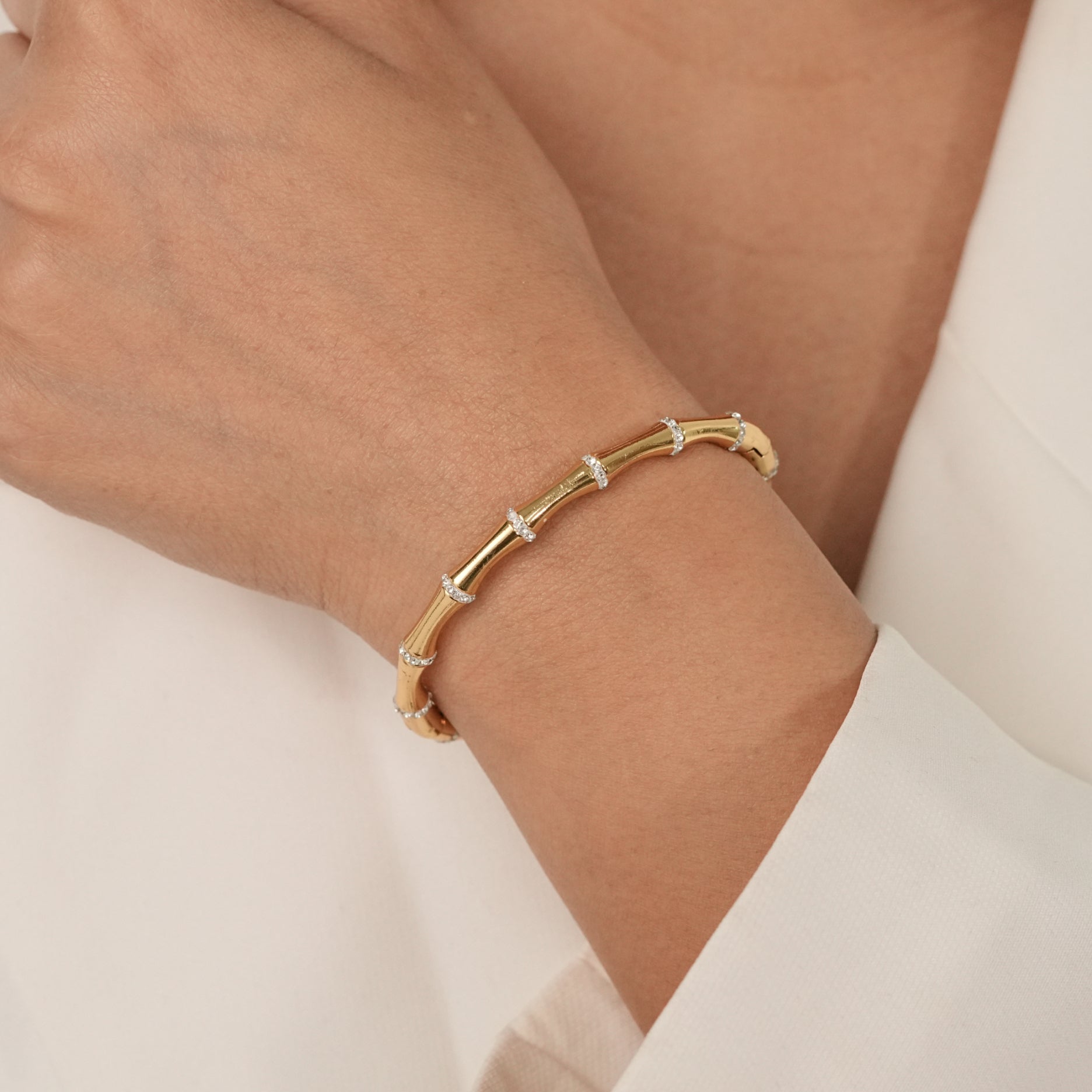 Diamond Segment Bangle