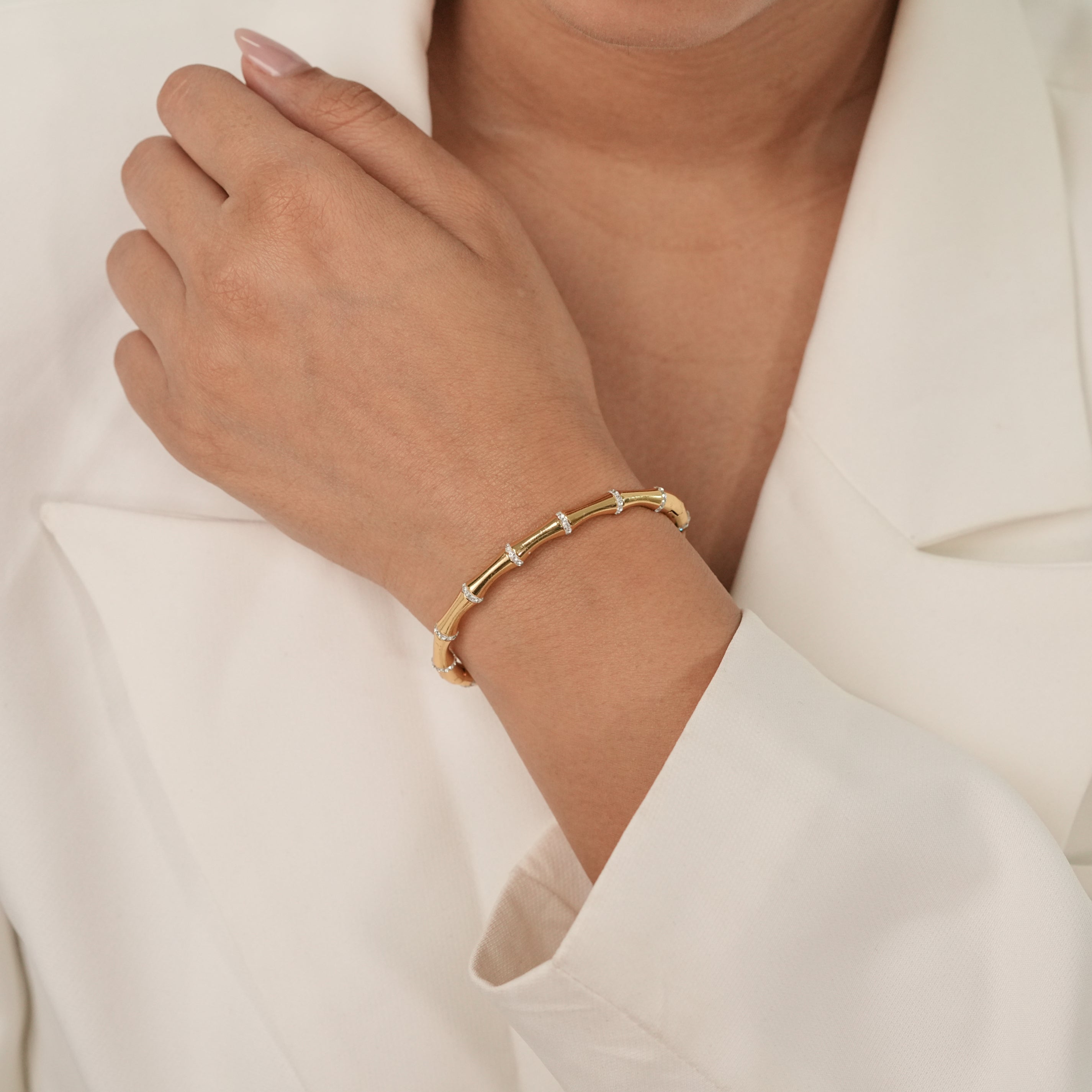 Diamond Segment Bangle