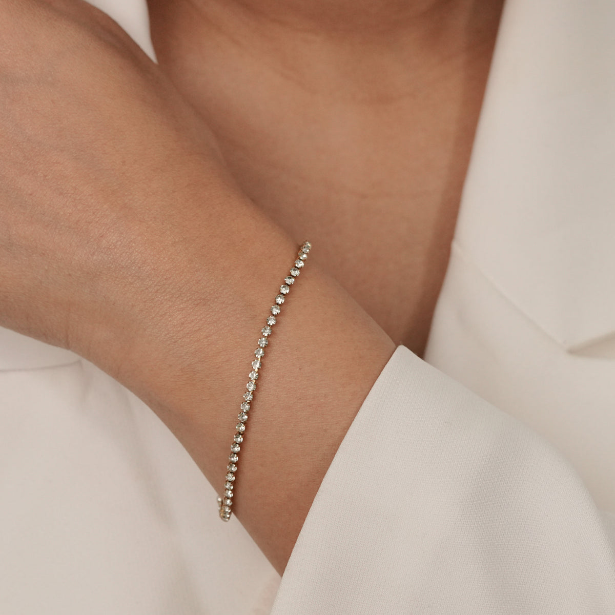 Dainty Tennis Bracelet (2MM)
