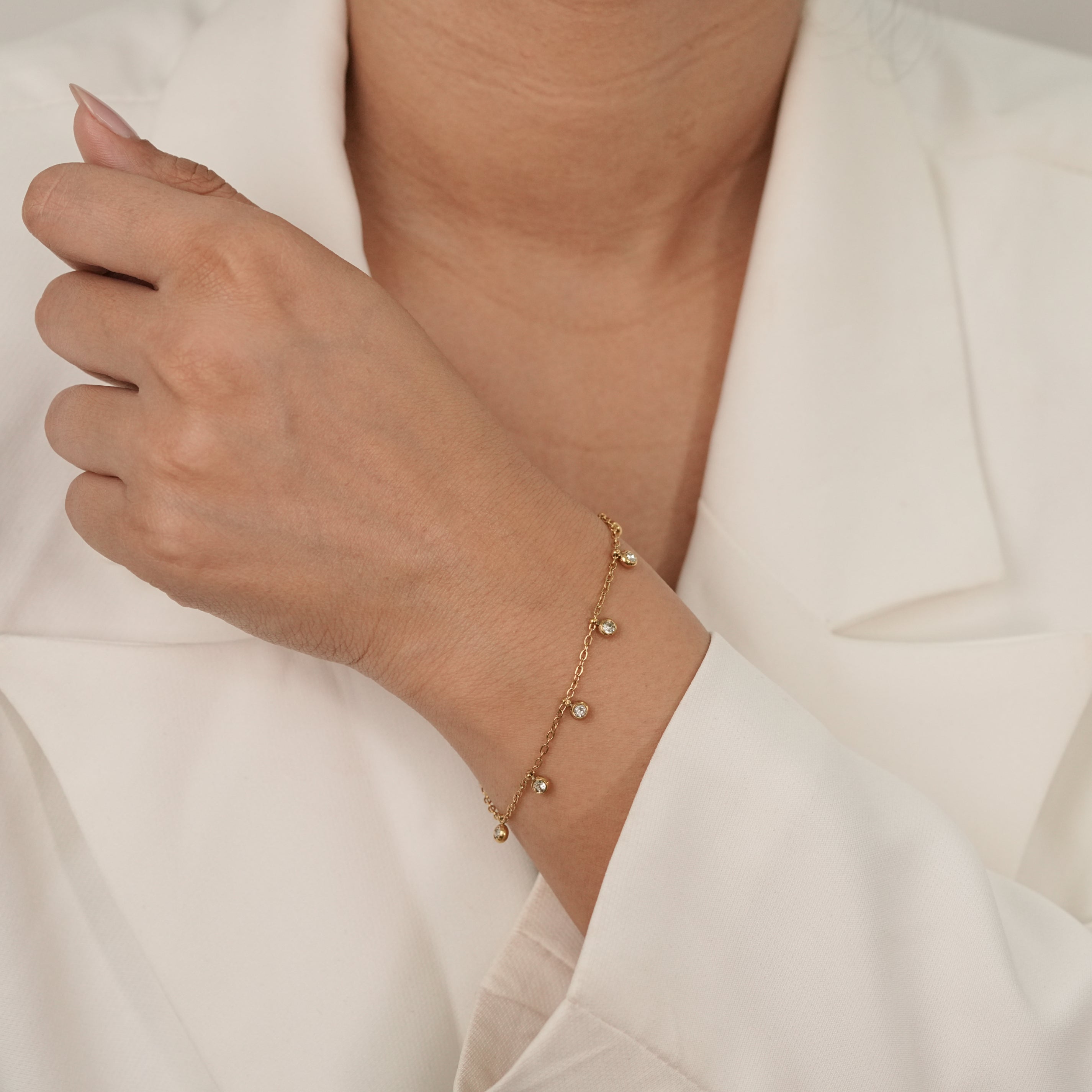 Tiny Solitaire Bracelet