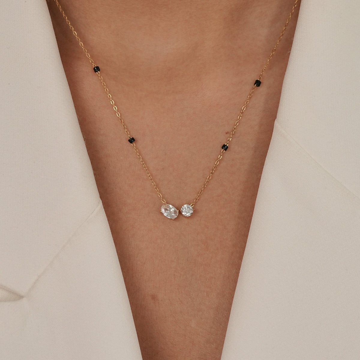 Double Stone Mangalsutra