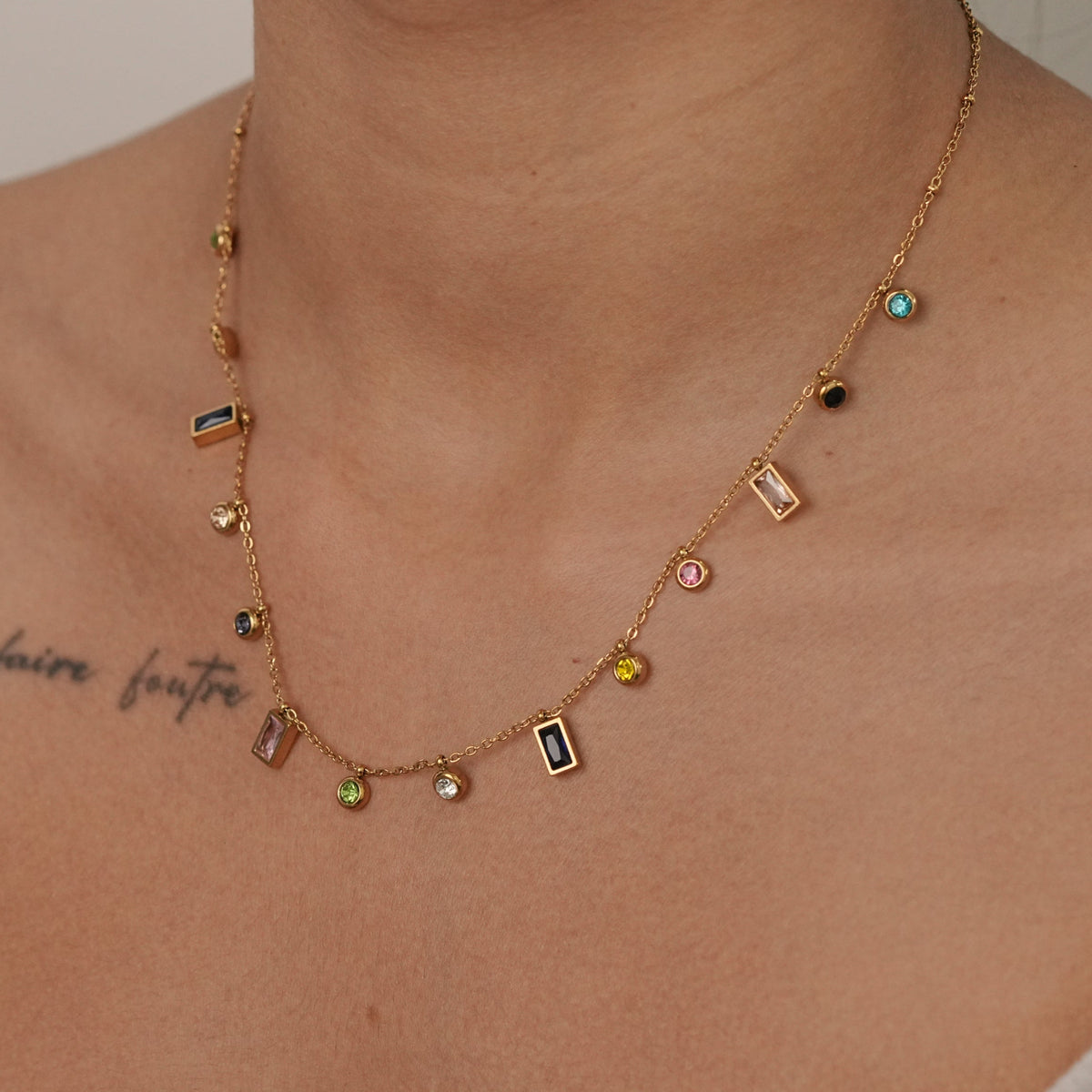 Colorful Stones Necklace