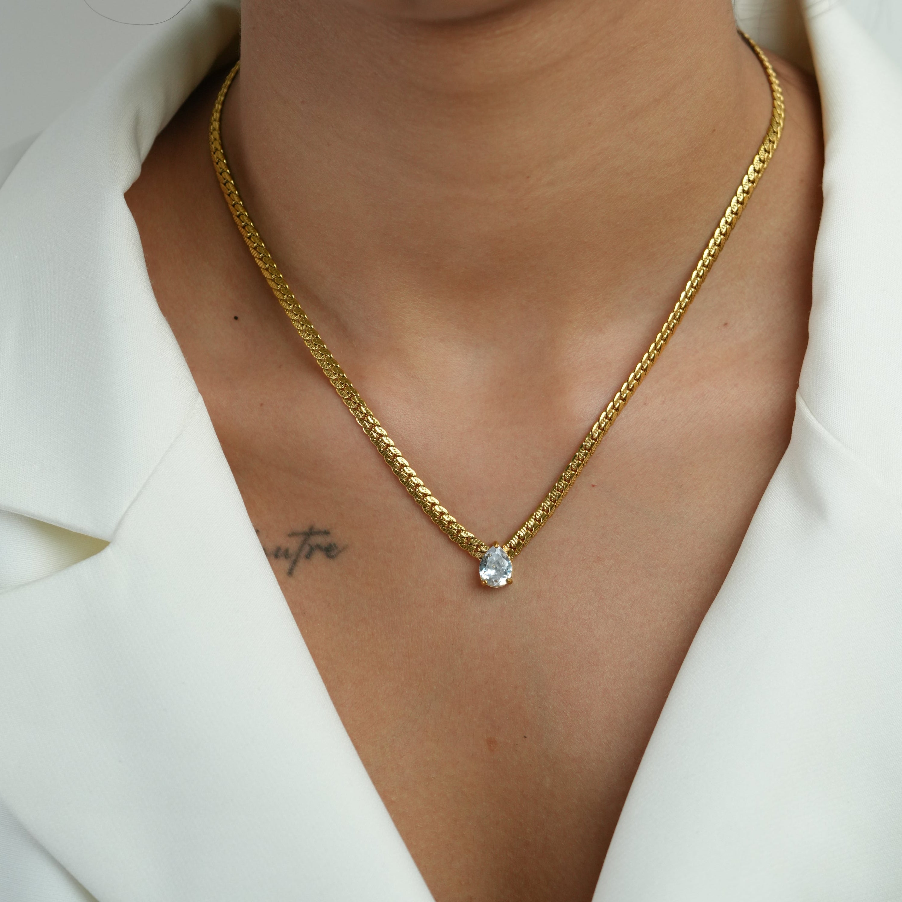 Cuban Drop Necklace