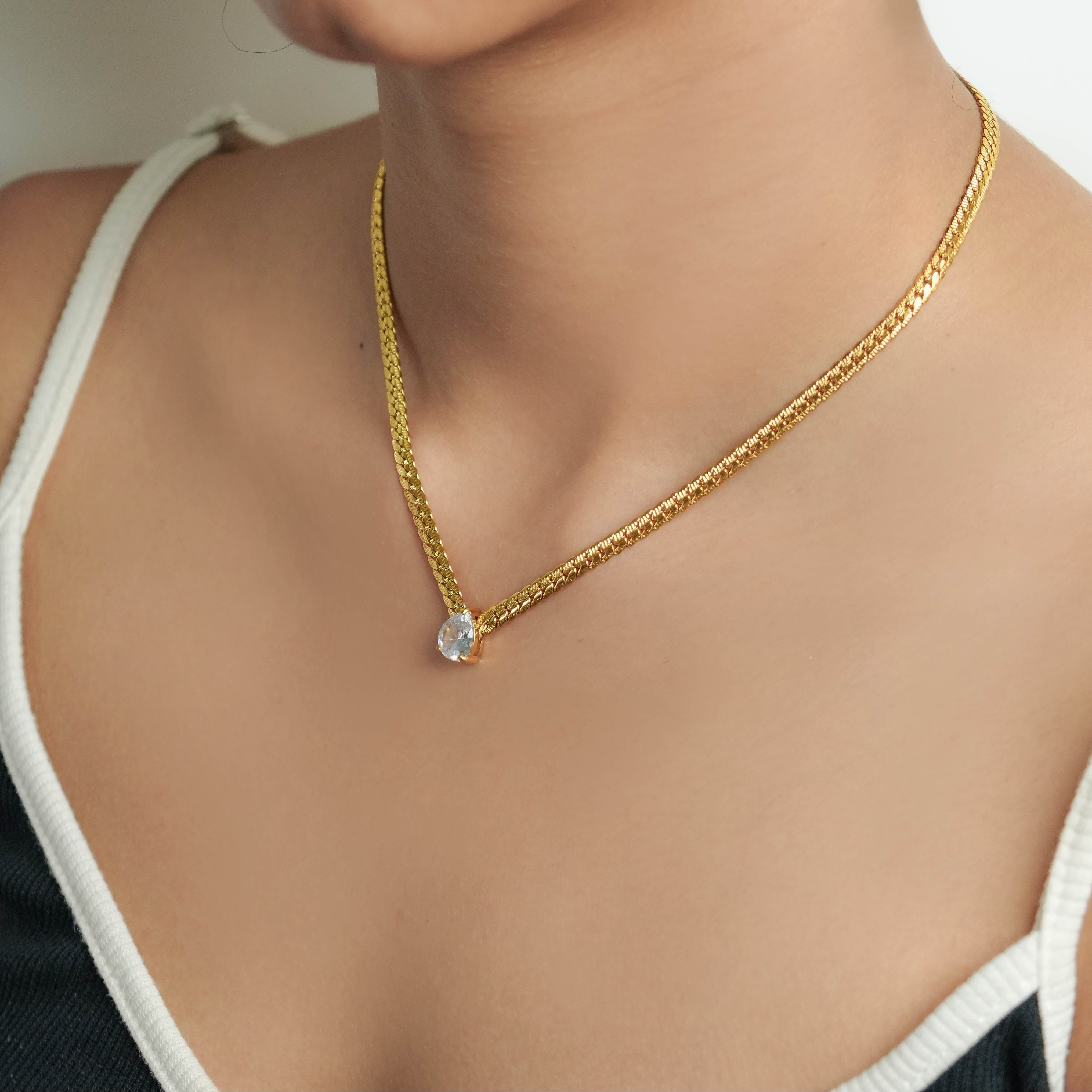 Cuban Drop Necklace
