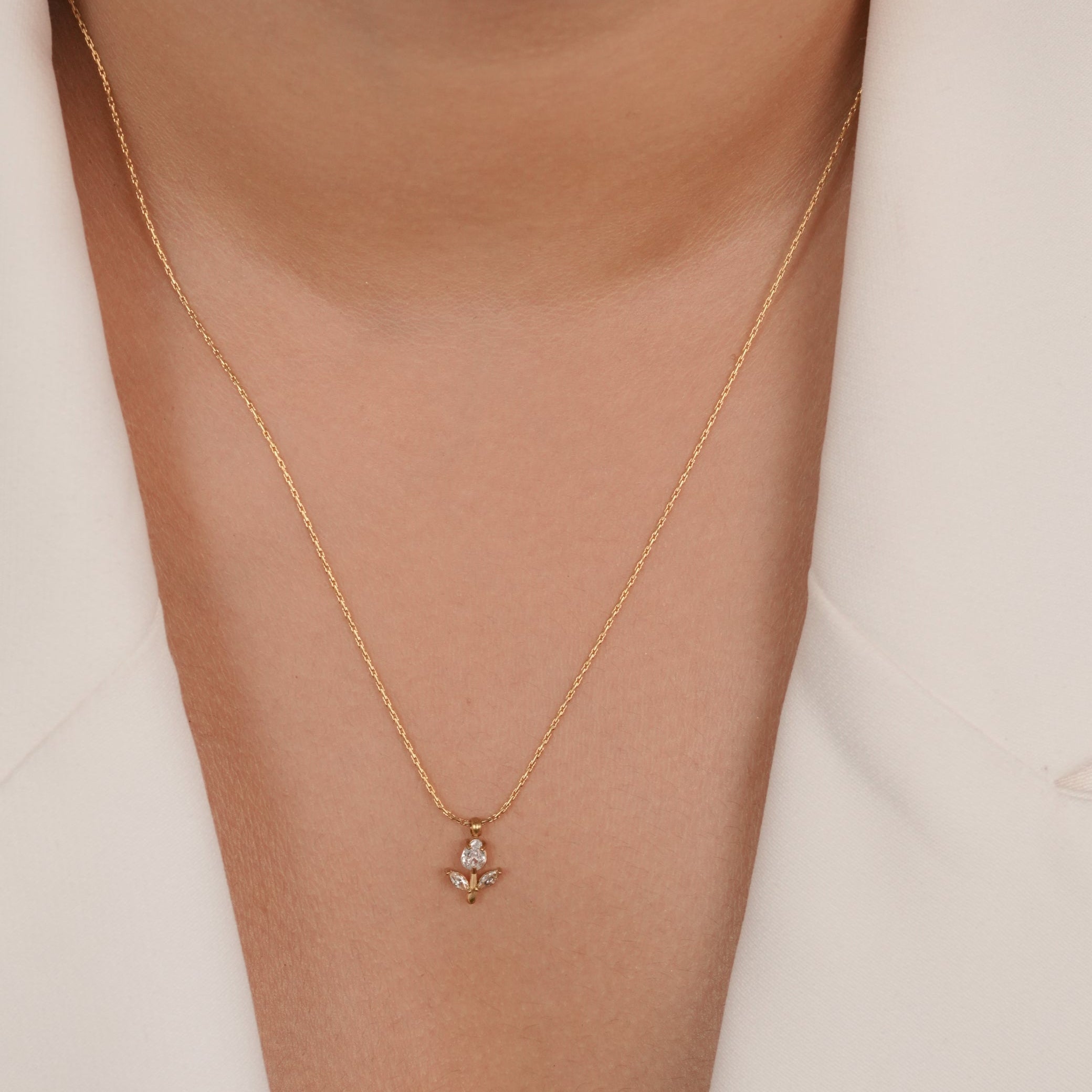 Petite Tulip Necklace