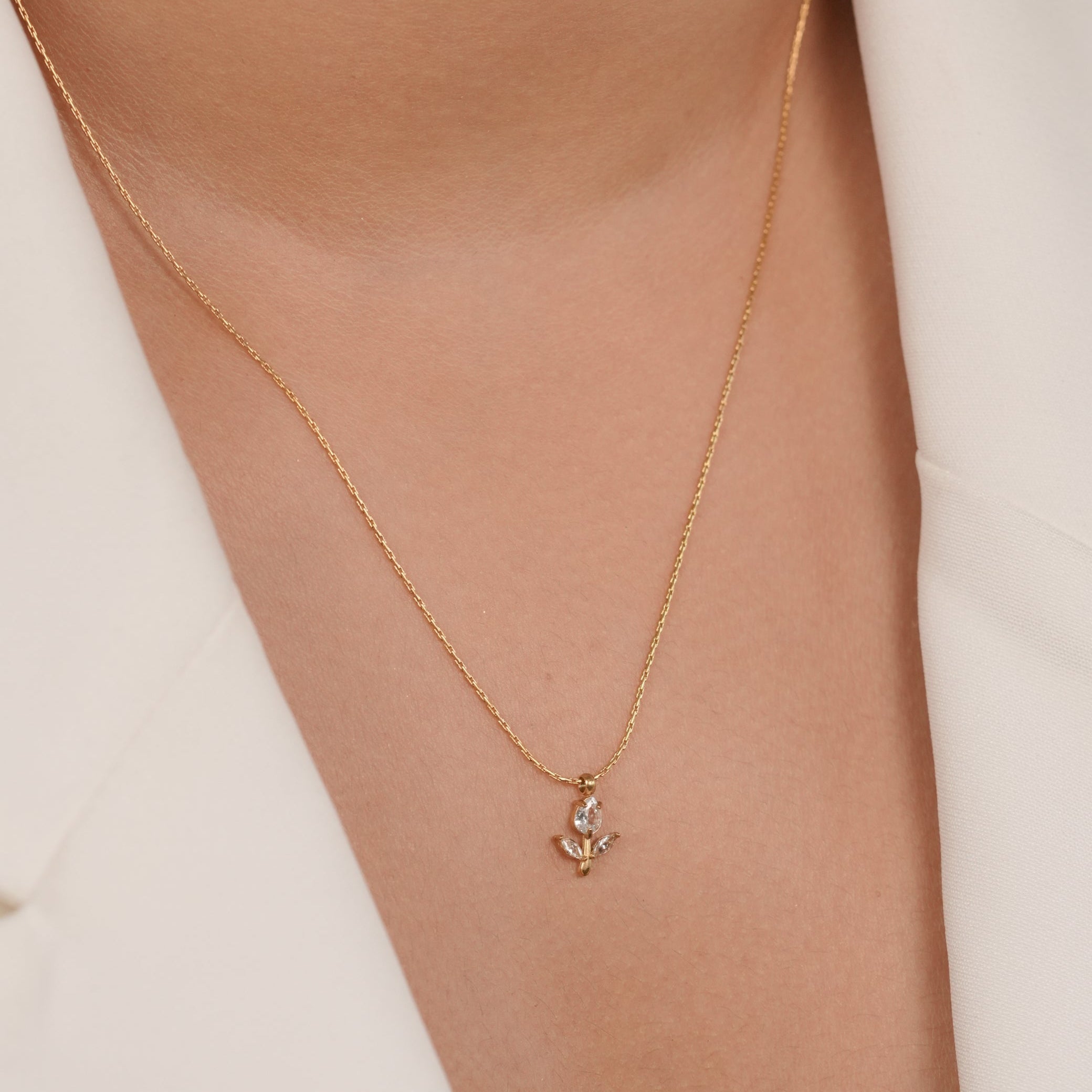 Petite Tulip Necklace