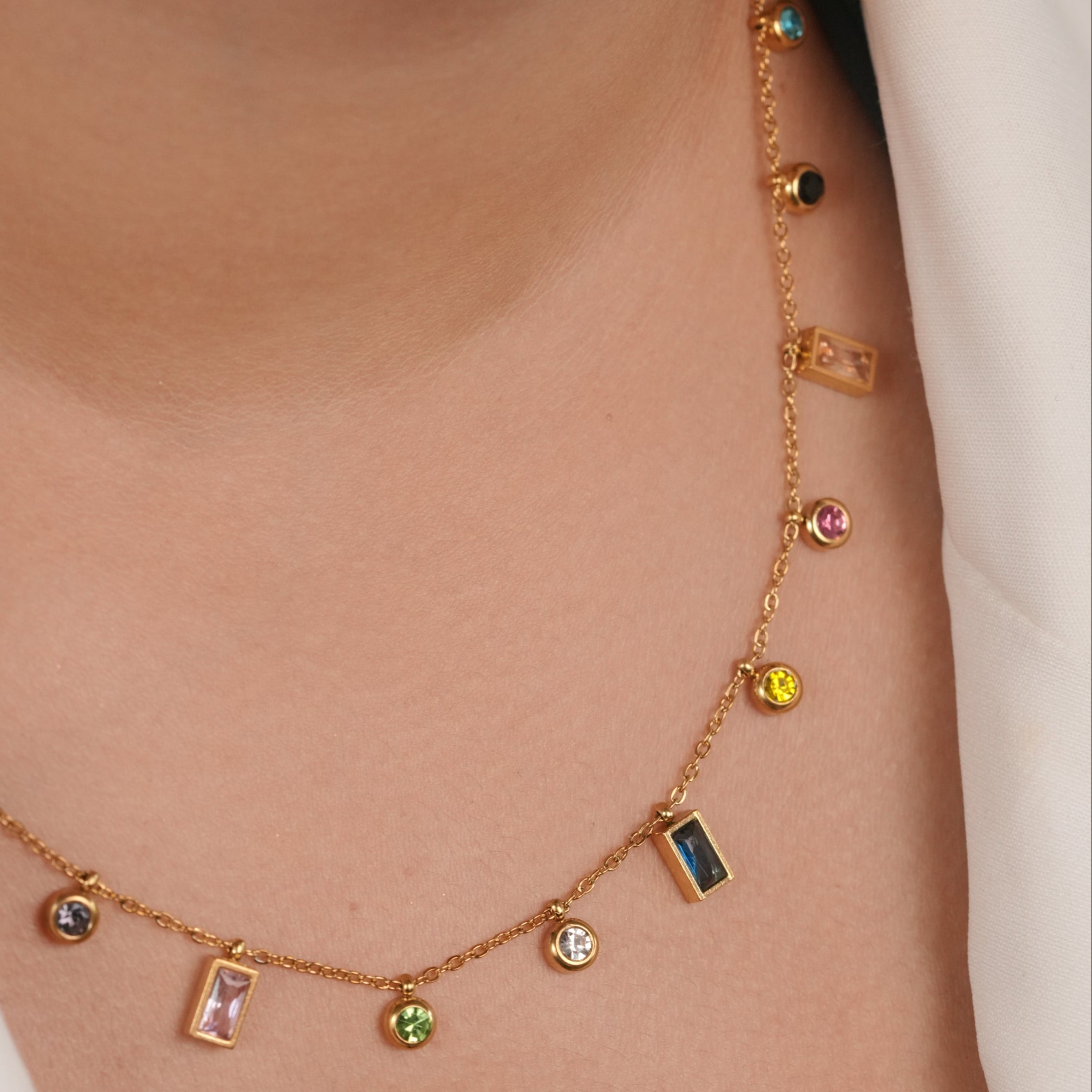Colorful Stones Necklace