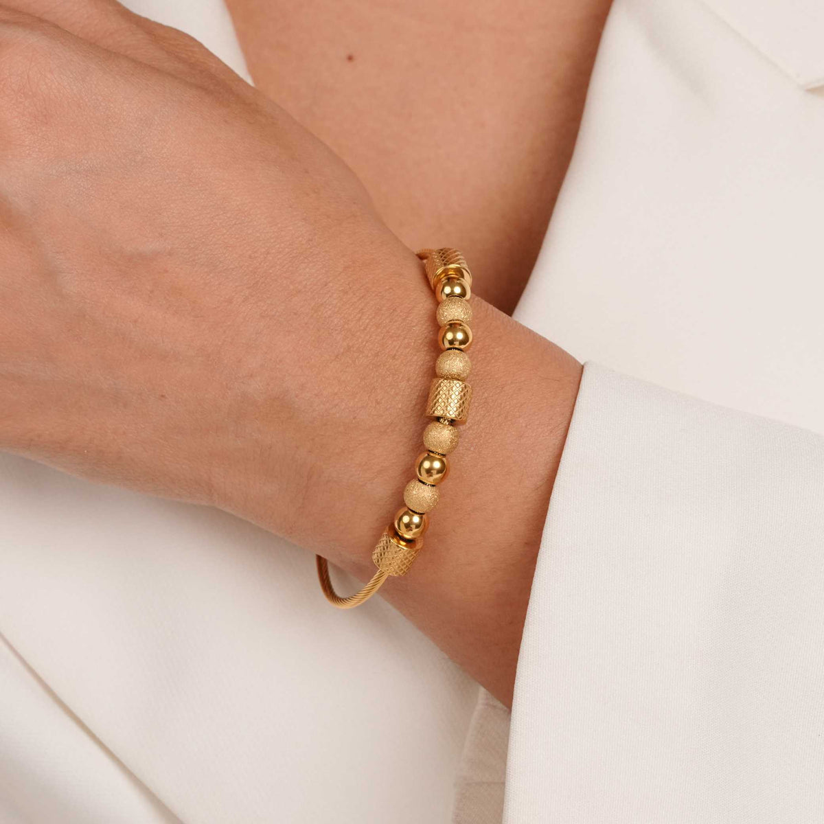 Gold Bead Bracelet