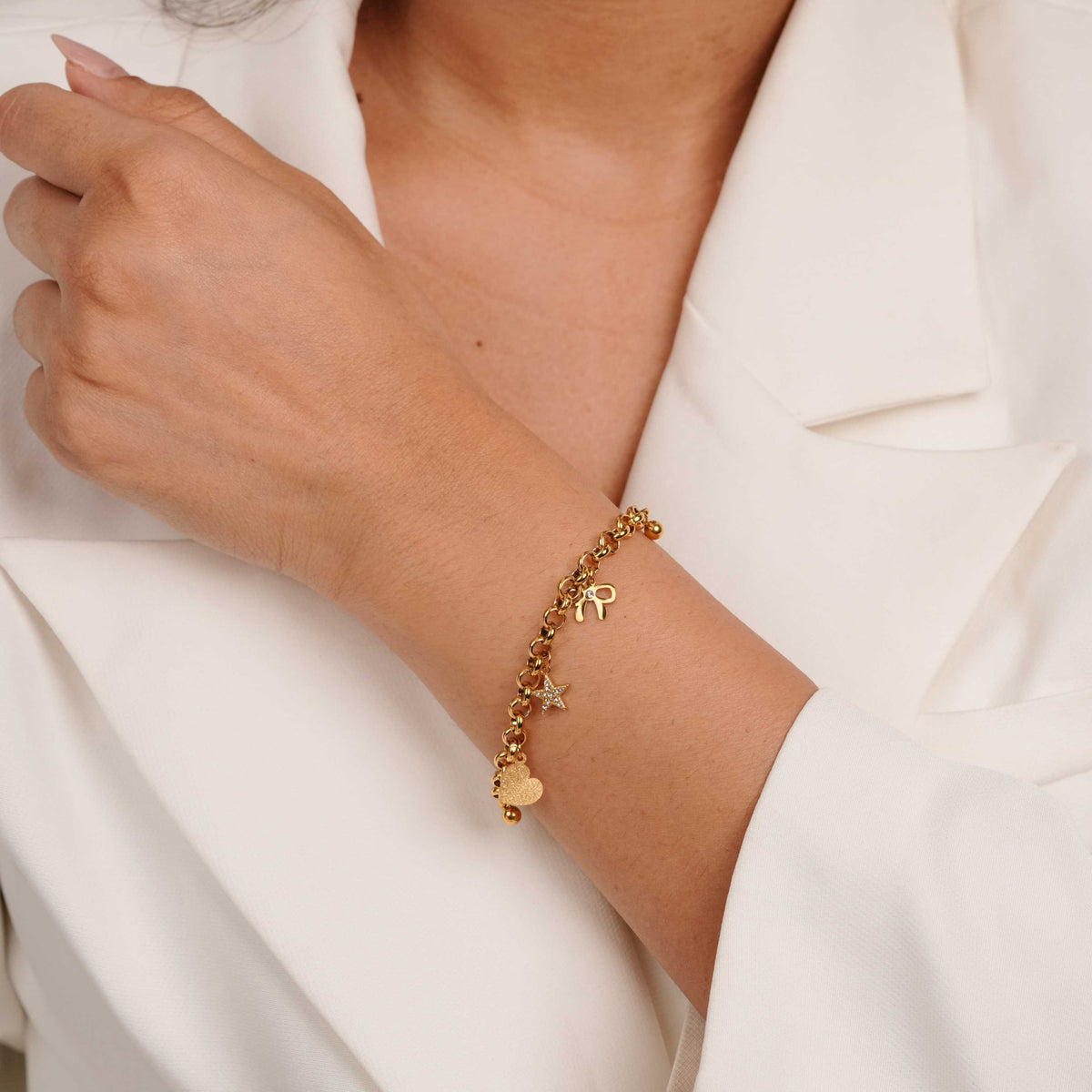 Bow & Charm Bracelet