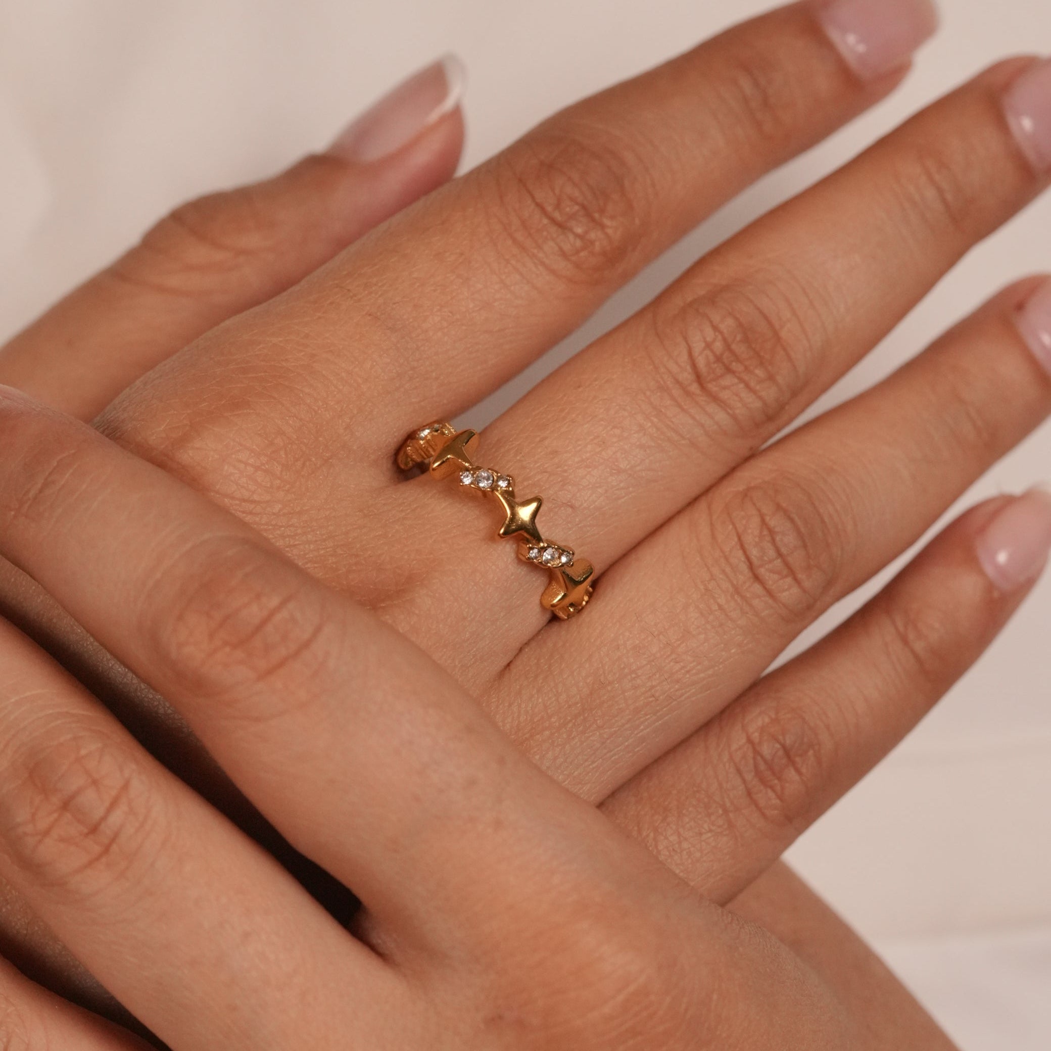 Starlit Adjustable Ring