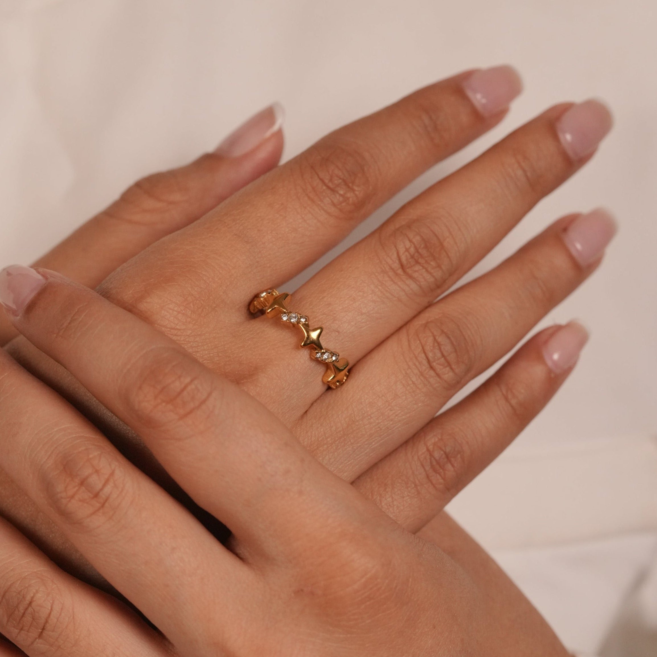 Starlit Adjustable Ring