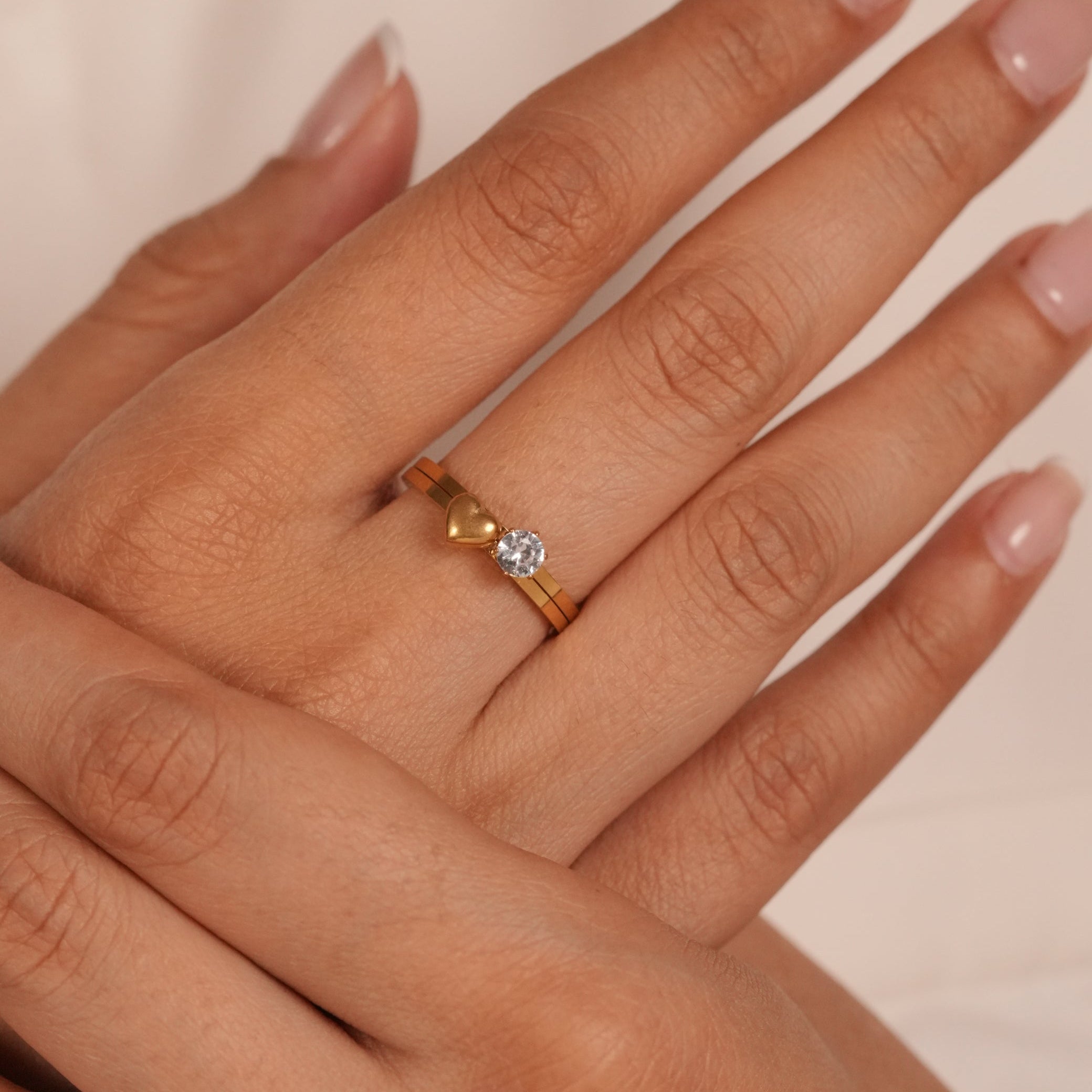 Amore Stack of 2 Ring