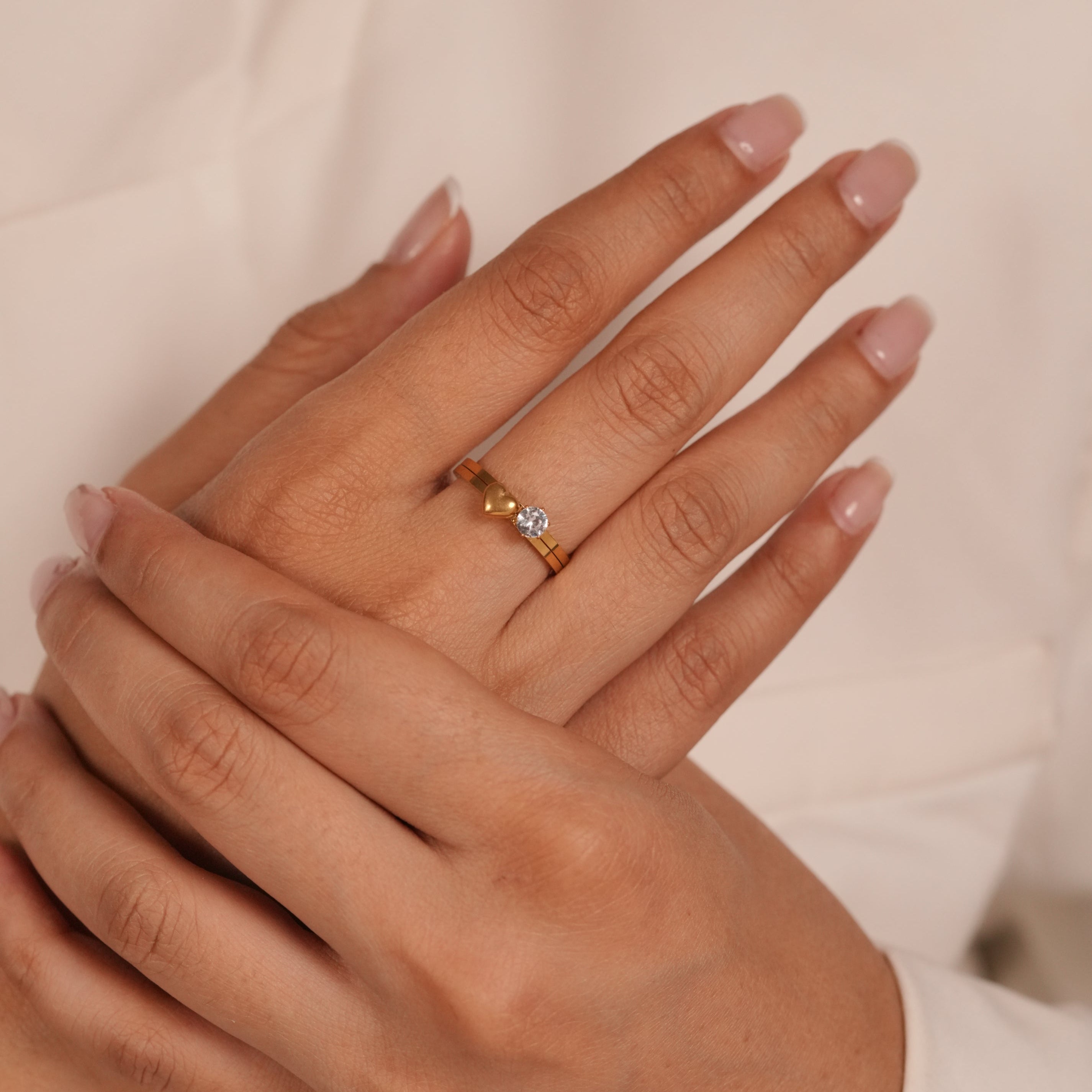 Amore Stack of 2 Ring