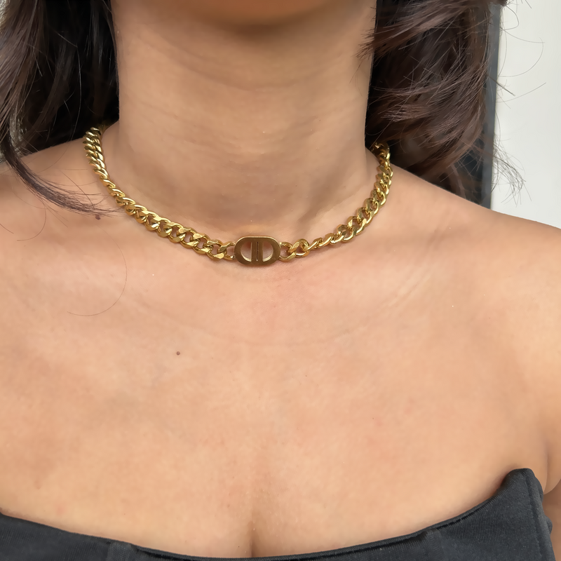 J'ADORE NECKLACE - 18K Gold-Plated